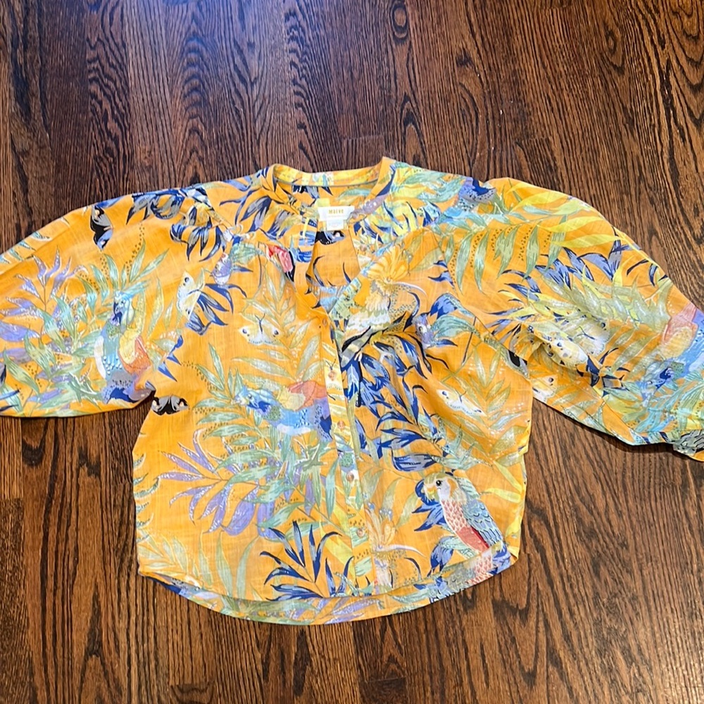 Anthropology Maeve tropical top